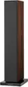 Angle. Bowers & Wilkins - 700 Series 3 Floorstanding Speaker with 1" Tweeter and Two 5" Bass drivers (Each) - Mocha.