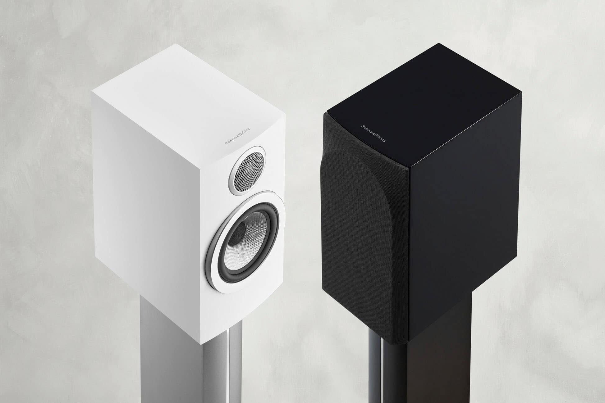 Alt View 12. Bowers & Wilkins - FS-700 S3 Speaker Stands - Triple-Column Design, Compatible with 700 S3 Bookshelf Speakers, Cable Management - Silver.