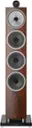 Left. Bowers & Wilkins - 700 Series 3 Floorstanding Speaker with 1" Tweeter On Top and Three 6.5" Bass Drivers (Each) - Mocha.