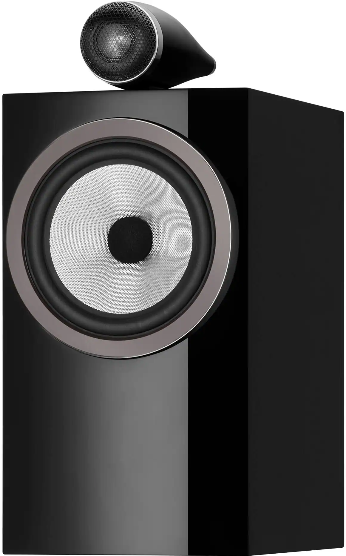Bowers & Wilkins - 705 S3 Bookshelf Speaker with 1" Tweeter on Top and 6.5" Midbass (Pair) - Gloss Black
