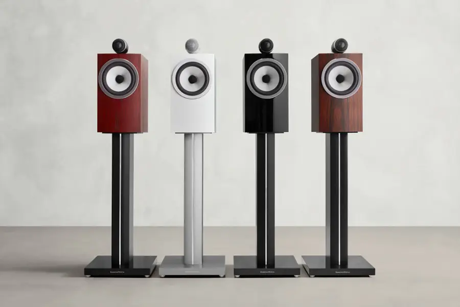 Alt View 13. Bowers & Wilkins - 700 Series 3 Bookshelf Speaker with 1" Tweeter on Top and 6.5" Midbass (Pair) - Gloss Black.