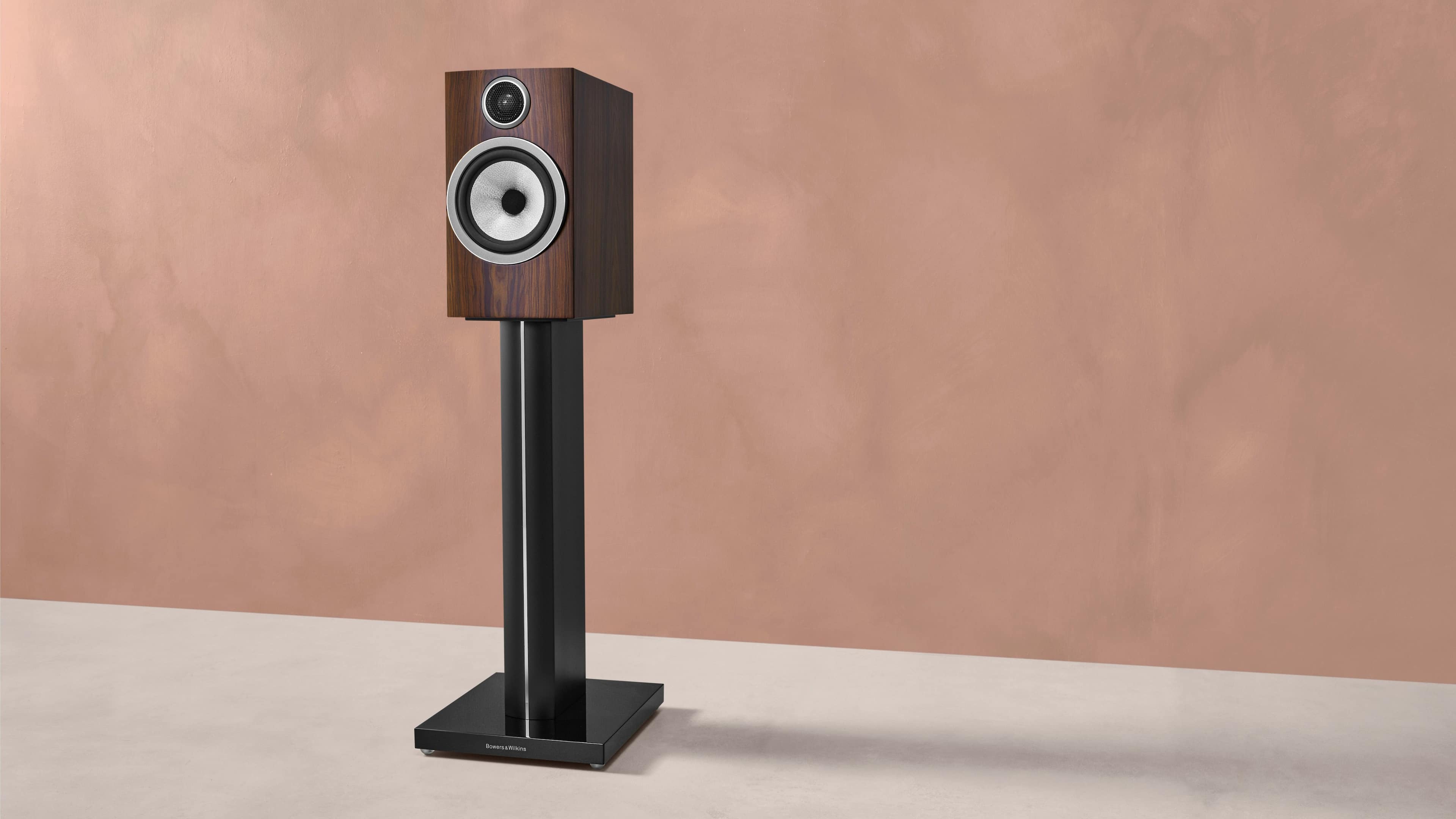 Alt View 11. Bowers & Wilkins - 700 Series 3 Bookshelf Speaker with 1" Tweeter and 6.5" Midbass (Pair) - Mocha.