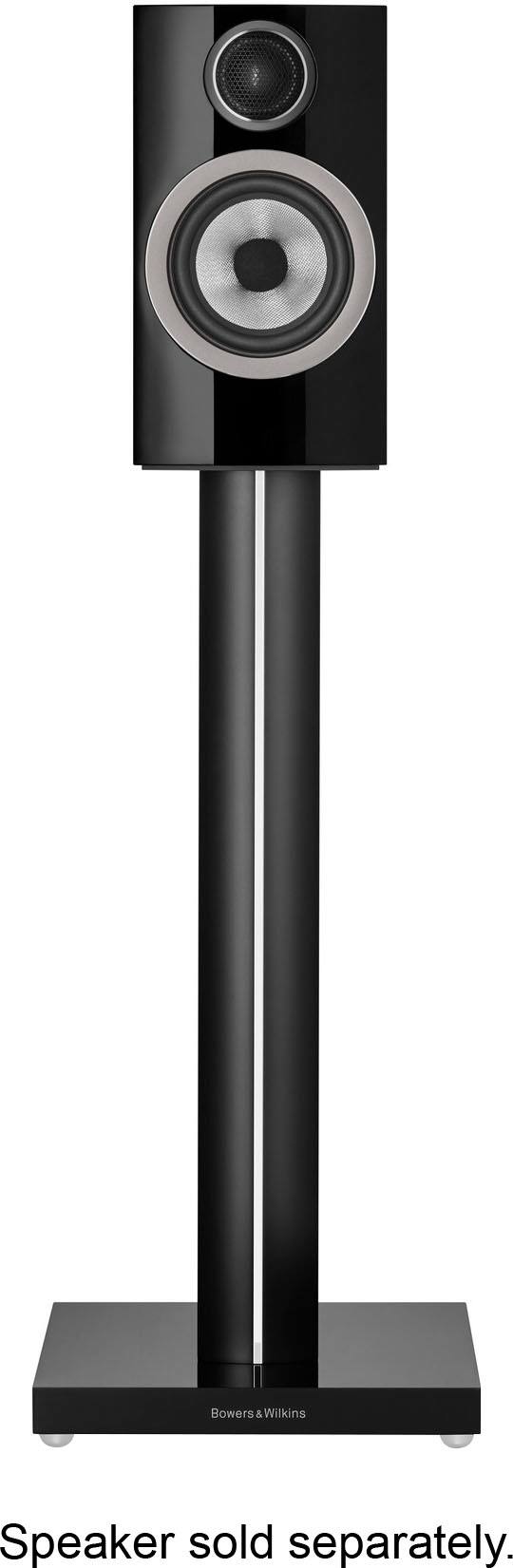 Back. Bowers & Wilkins - FS-700 S3 Speaker Stands - Triple-Column Design, Compatible with 700 S3 Bookshelf Speakers, Cable Management - Black.
