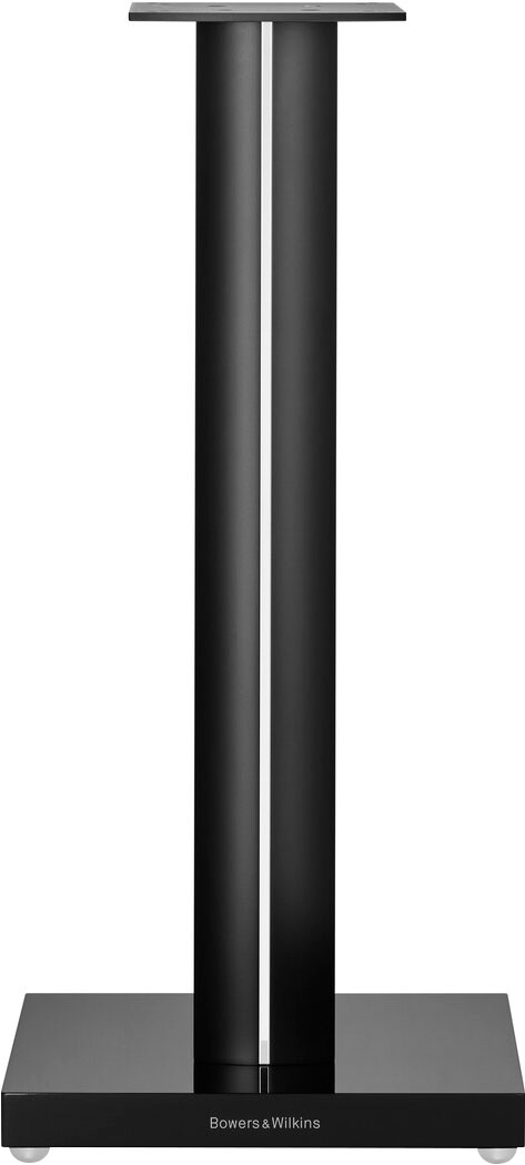 Angle View: Bowers & Wilkins - FS-700 S3 Speaker Stands - Triple-Column Design, Compatible with 700 S3 Bookshelf Speakers, Cable Management - Black