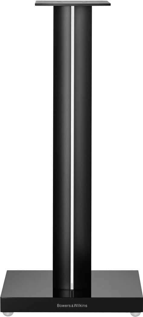 Angle. Bowers & Wilkins - FS-700 S3 Speaker Stands - Triple-Column Design, Compatible with 700 S3 Bookshelf Speakers, Cable Management - Black.