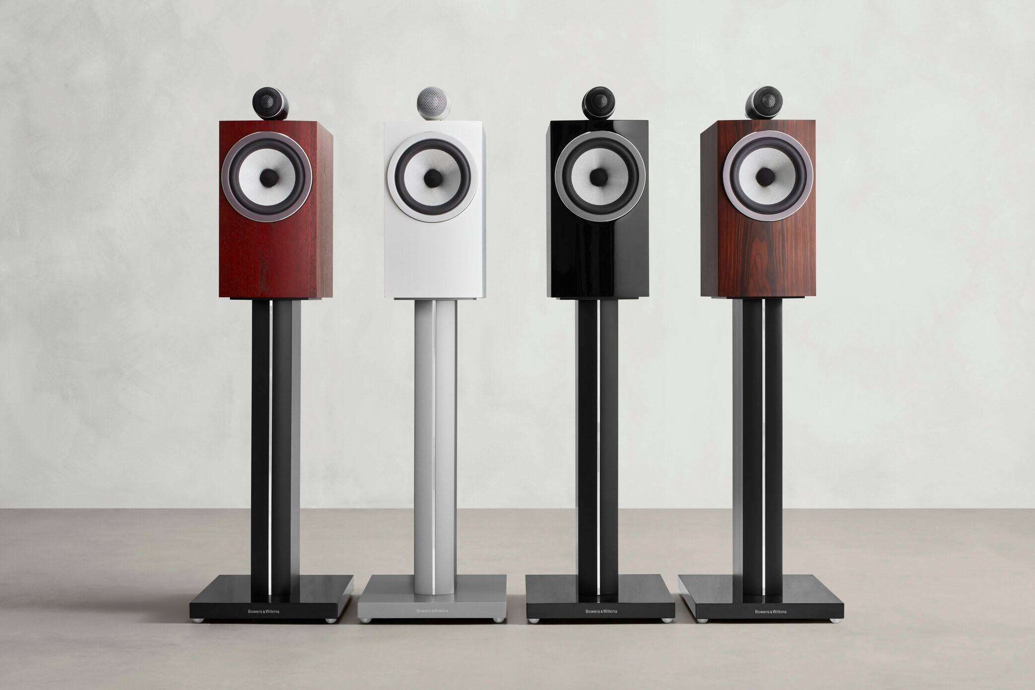 Alt View 13. Bowers & Wilkins - FS-700 S3 Speaker Stands - Triple-Column Design, Compatible with 700 S3 Bookshelf Speakers, Cable Management - Black.