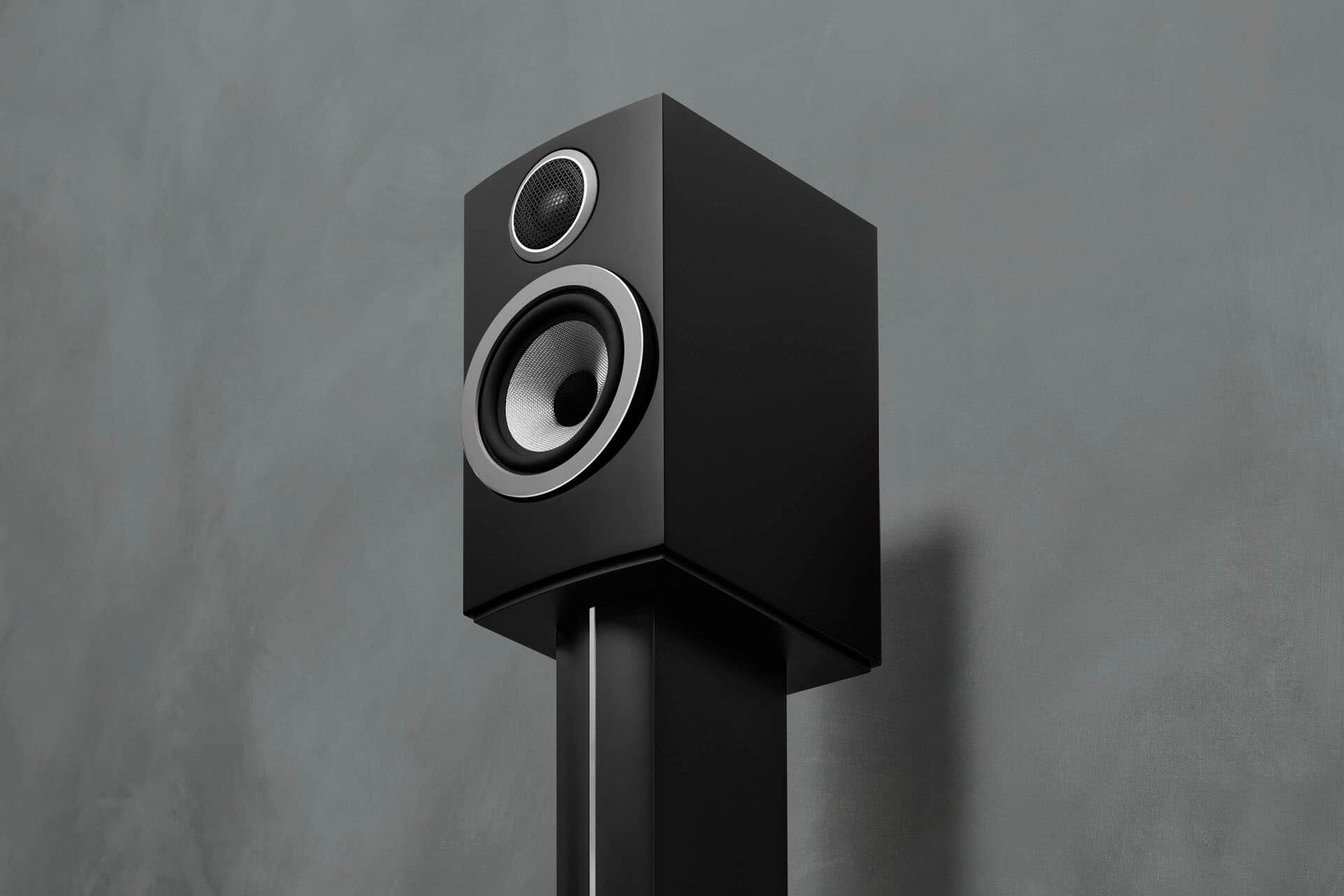 Alt View 14. Bowers & Wilkins - FS-700 S3 Speaker Stands - Triple-Column Design, Compatible with 700 S3 Bookshelf Speakers, Cable Management - Black.