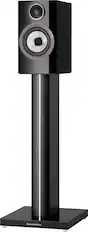 Front. Bowers & Wilkins - 700 Series 3 Bookshelf Speaker with 1" Tweeter and 5" Midbass (Pair) - Gloss Black.
