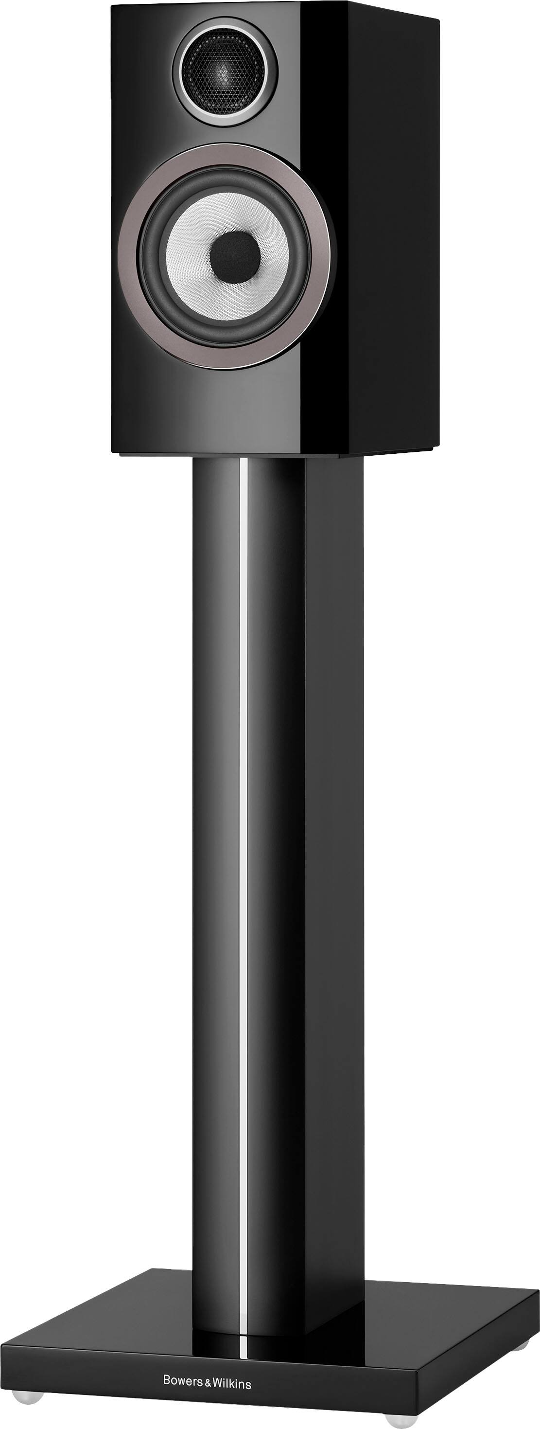 Bowers & Wilkins - 707 S3 Bookshelf Speaker with 1" Tweeter and 5" Midbass (Pair) - Gloss Black