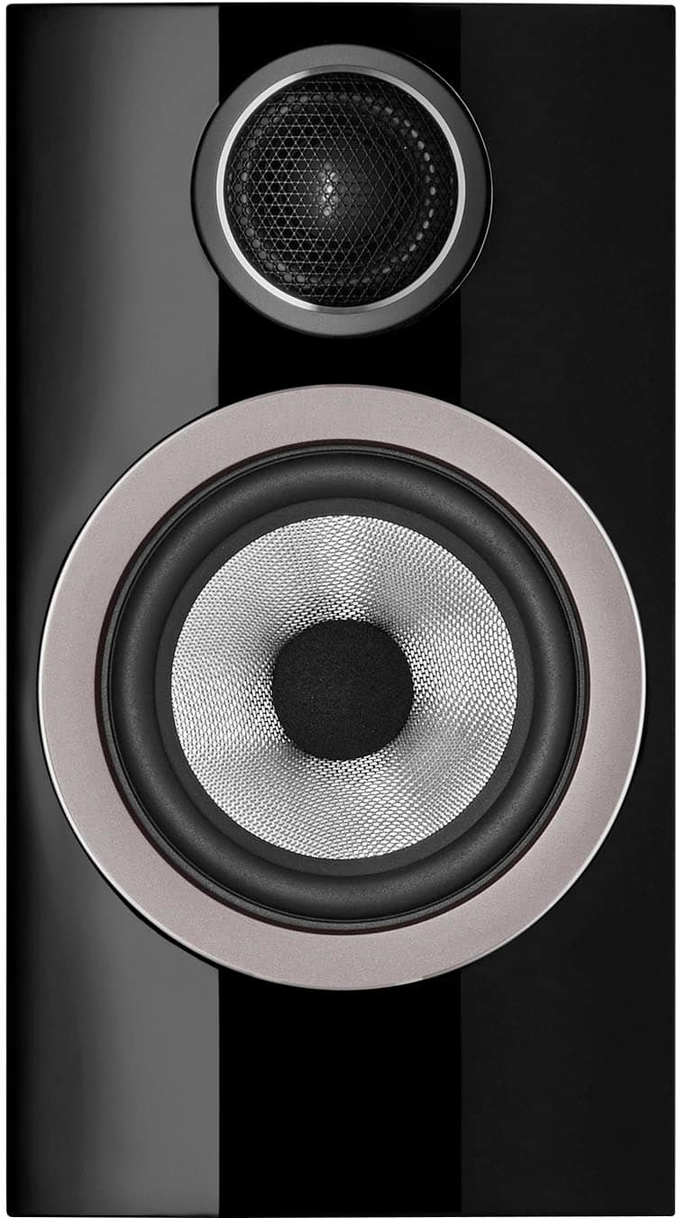 Alt View 11. Bowers & Wilkins - 700 Series 3 Bookshelf Speaker with 1" Tweeter and 5" Midbass (Pair) - Gloss Black.