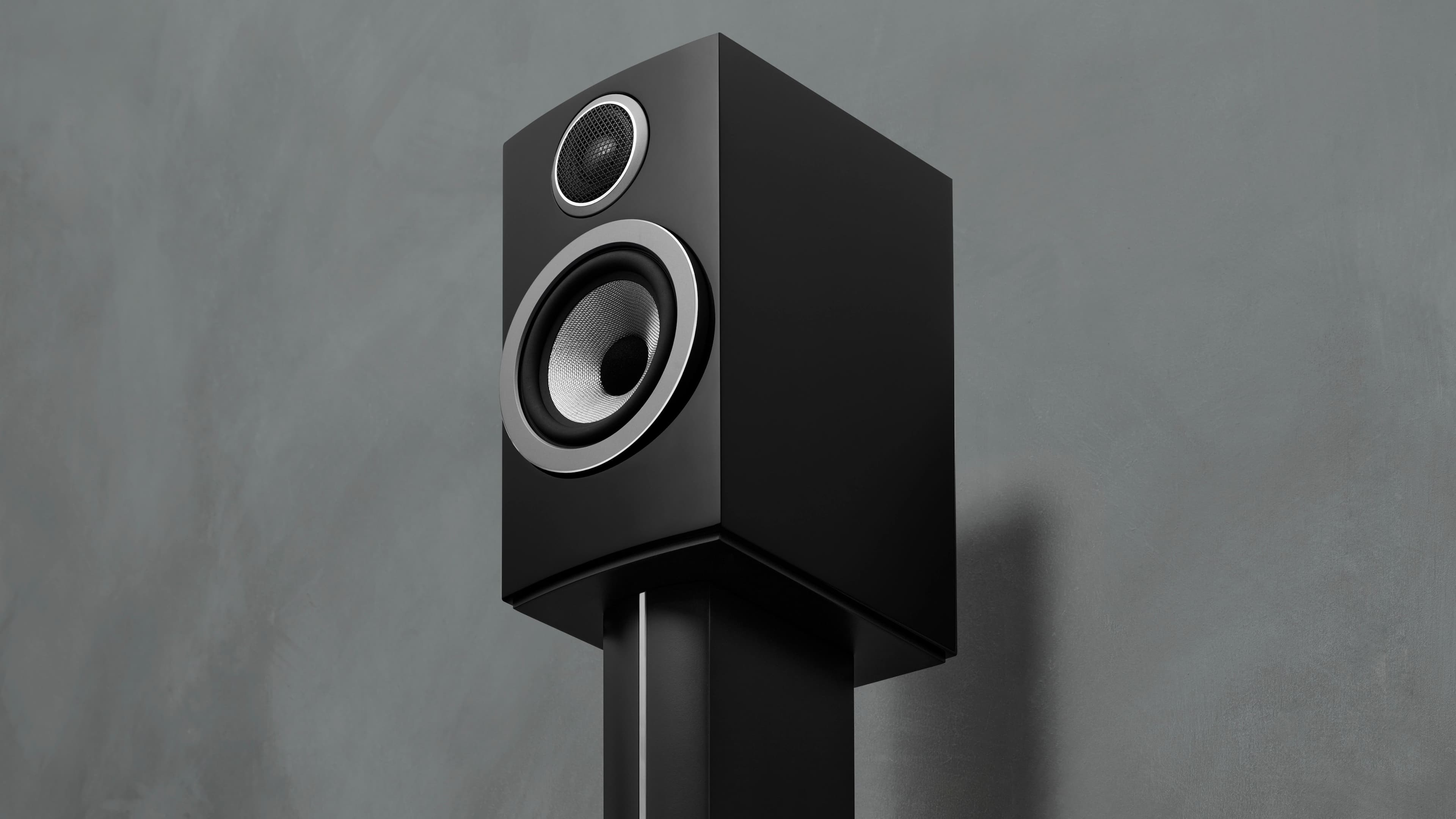 Alt View 14. Bowers & Wilkins - 700 Series 3 Bookshelf Speaker with 1" Tweeter and 5" Midbass (Pair) - Gloss Black.