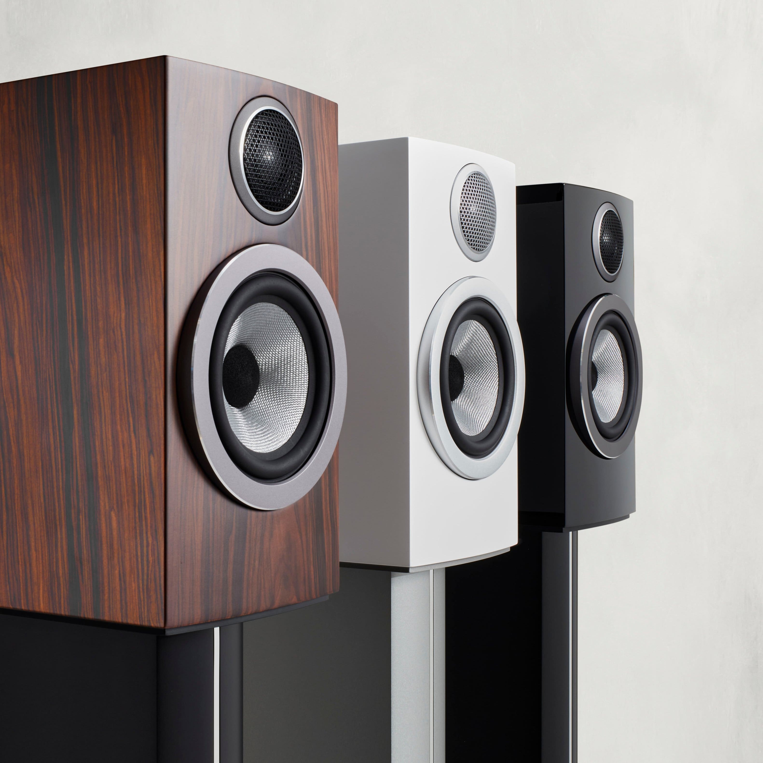 Alt View 16. Bowers & Wilkins - 700 Series 3 Bookshelf Speaker with 1" Tweeter and 5" Midbass (Pair) - Gloss Black.