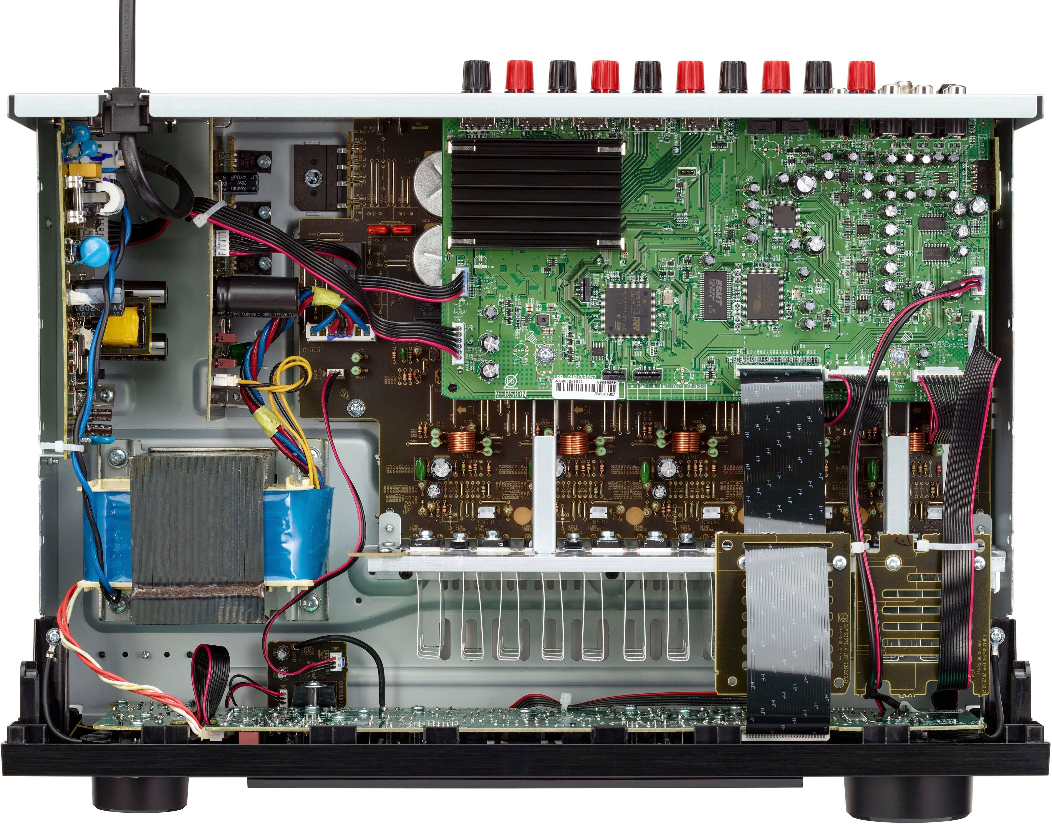 Alt View 12. Denon - AVR-S570BT (70W X 5) 5.2-Ch. Bluetooth Capable 8K Ultra HD HDR Compatible AV Home Theater Receiver - Black.