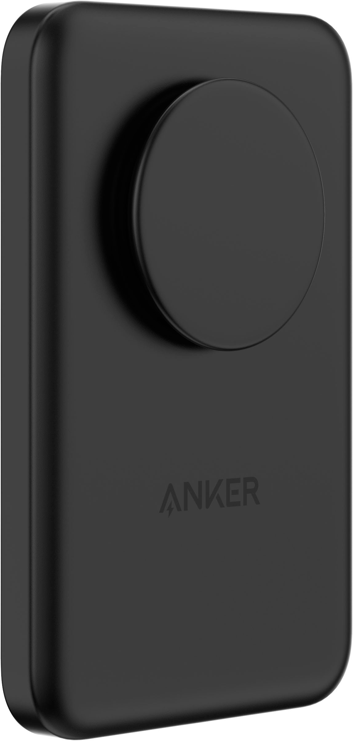 PopSockets x Anker MagGo 5,000 mAh Portable Magnetic Battery Charger with Grip MagSafe Compatible Devices Black - Best Buy