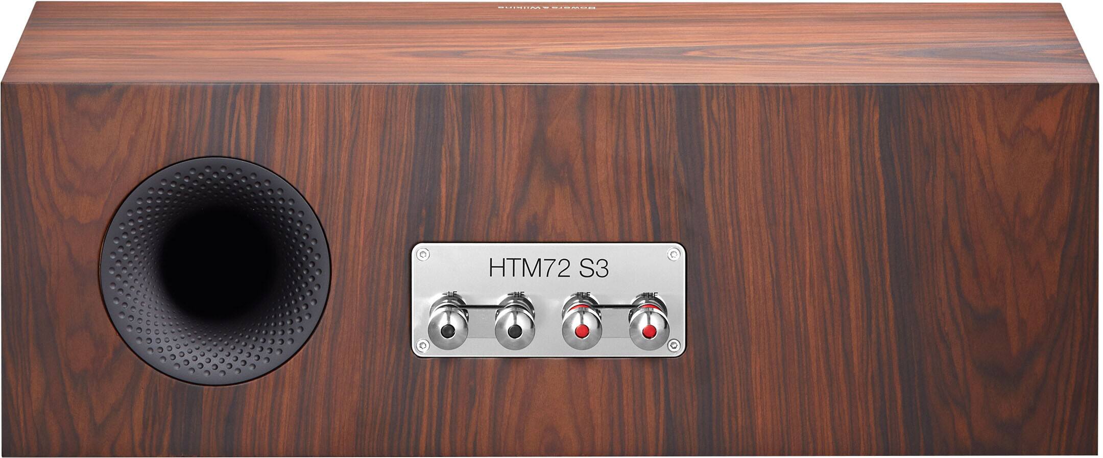 Back. Bowers & Wilkins - 700 Series 3 Center Channel with 1" Tweeter and 5" Midbass (Each) - Mocha.