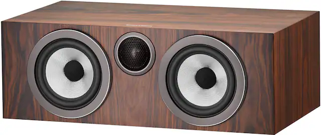 Front. Bowers & Wilkins - 700 Series 3 Center Channel with 1" Tweeter and 5" Midbass (Each) - Mocha.