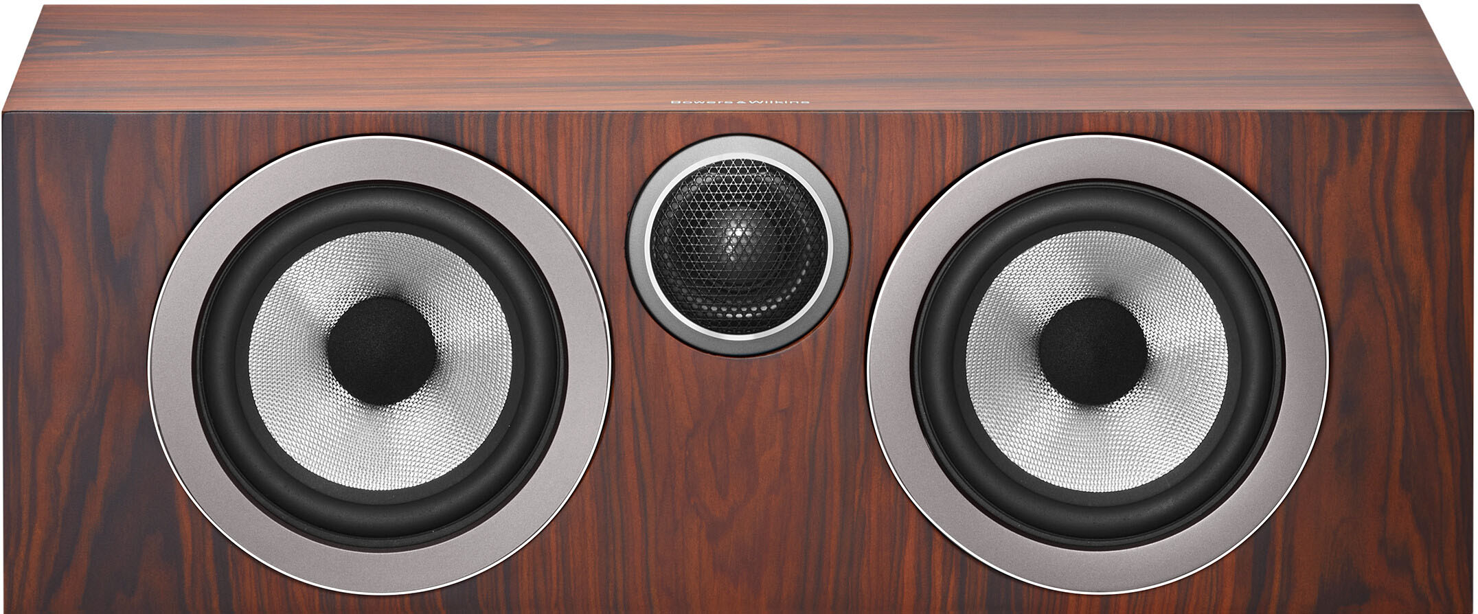 Left View: Bowers & Wilkins - 700 Series 3 Center Channel w/5" midbass (each) - Mocha