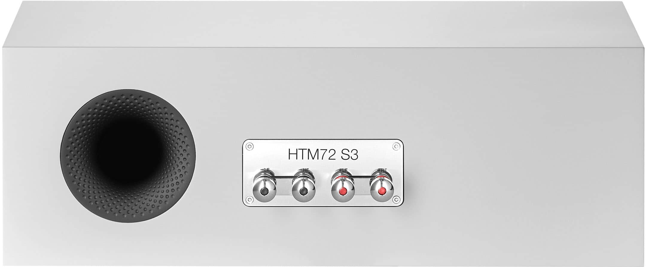 Back. Bowers & Wilkins - 700 Series 3 Center Channel with 1" Tweeter and 5" Midbass (Each) - White.