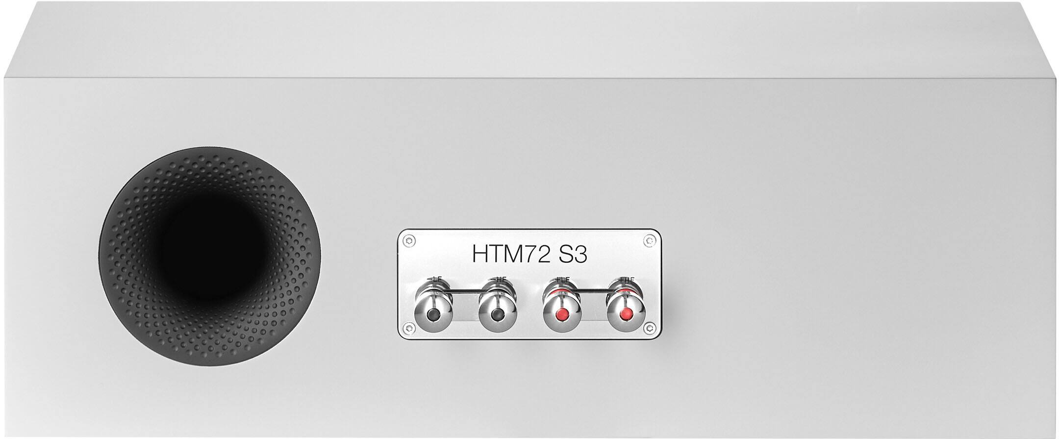 Back. Bowers & Wilkins - 700 Series 3 Center Channel with 1" Tweeter and 5" Midbass (Each) - White.