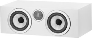 Bowers & Wilkins - 700 Series 3 Center Channel with 1" Tweeter and 5" Midbass (Each) - White - Front_Zoom