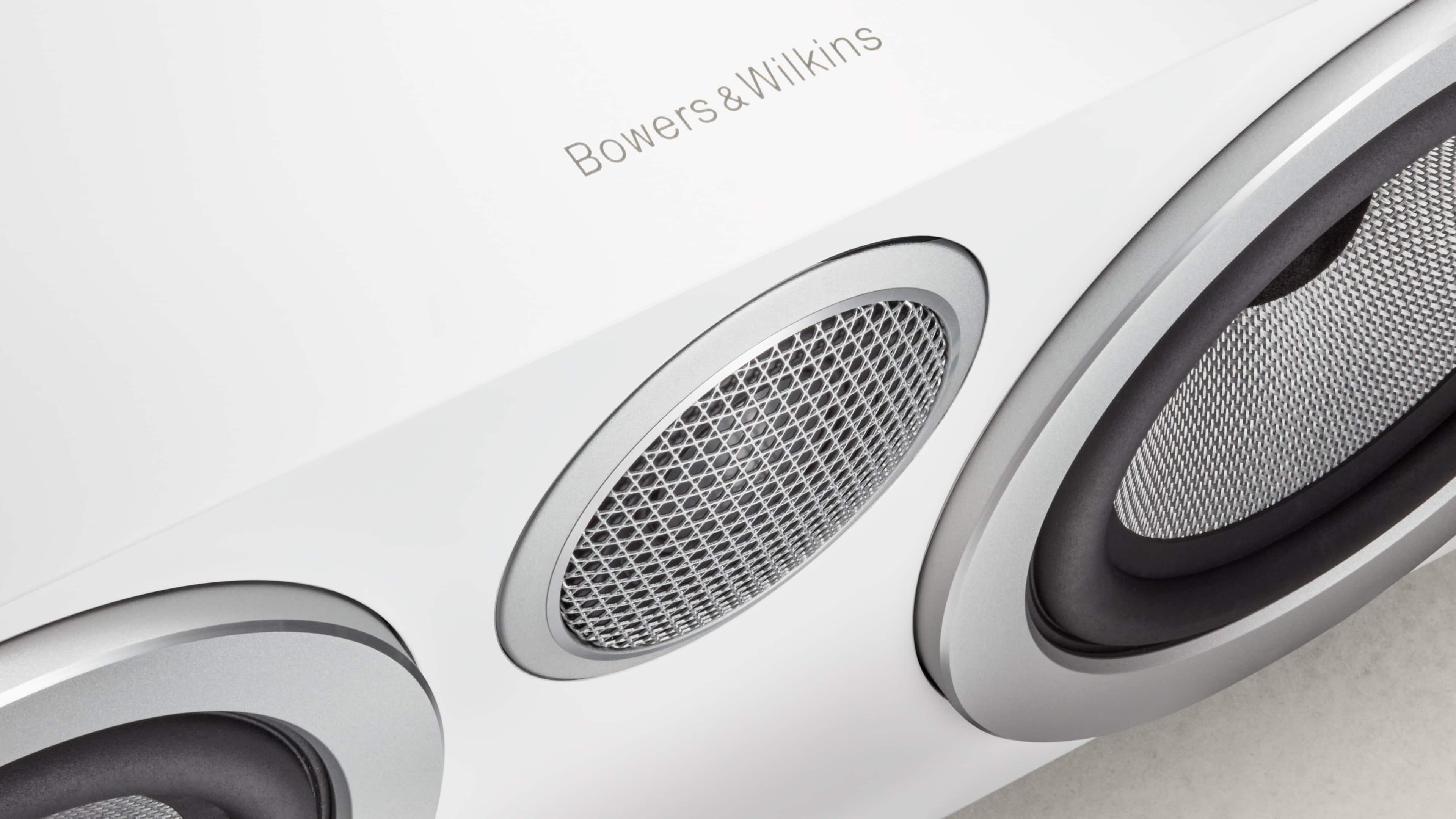 Alt View 11. Bowers & Wilkins - 700 Series 3 Center Channel with 1" Tweeter and 5" Midbass (Each) - White.