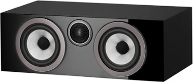 Bowers & Wilkins - 700 Series 3 Center Channel with 1" Tweeter and 5" Midbass (Each) - Gloss Black - Front_Zoom