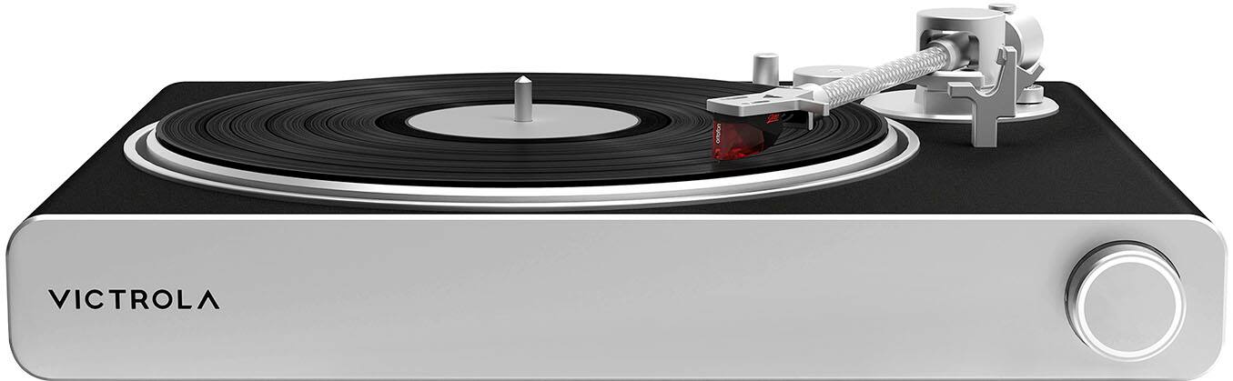 Alt View 12. Victrola - Stream Carbon Turntable - Works with Sonos - Black/Silver.