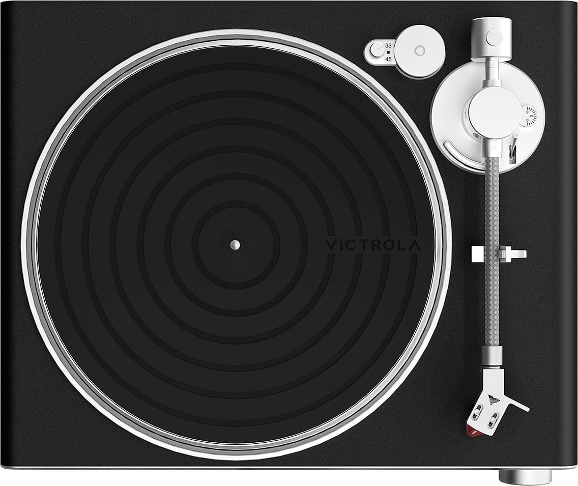 Alt View 13. Victrola - Stream Carbon Turntable - Works with Sonos - Black/Silver.