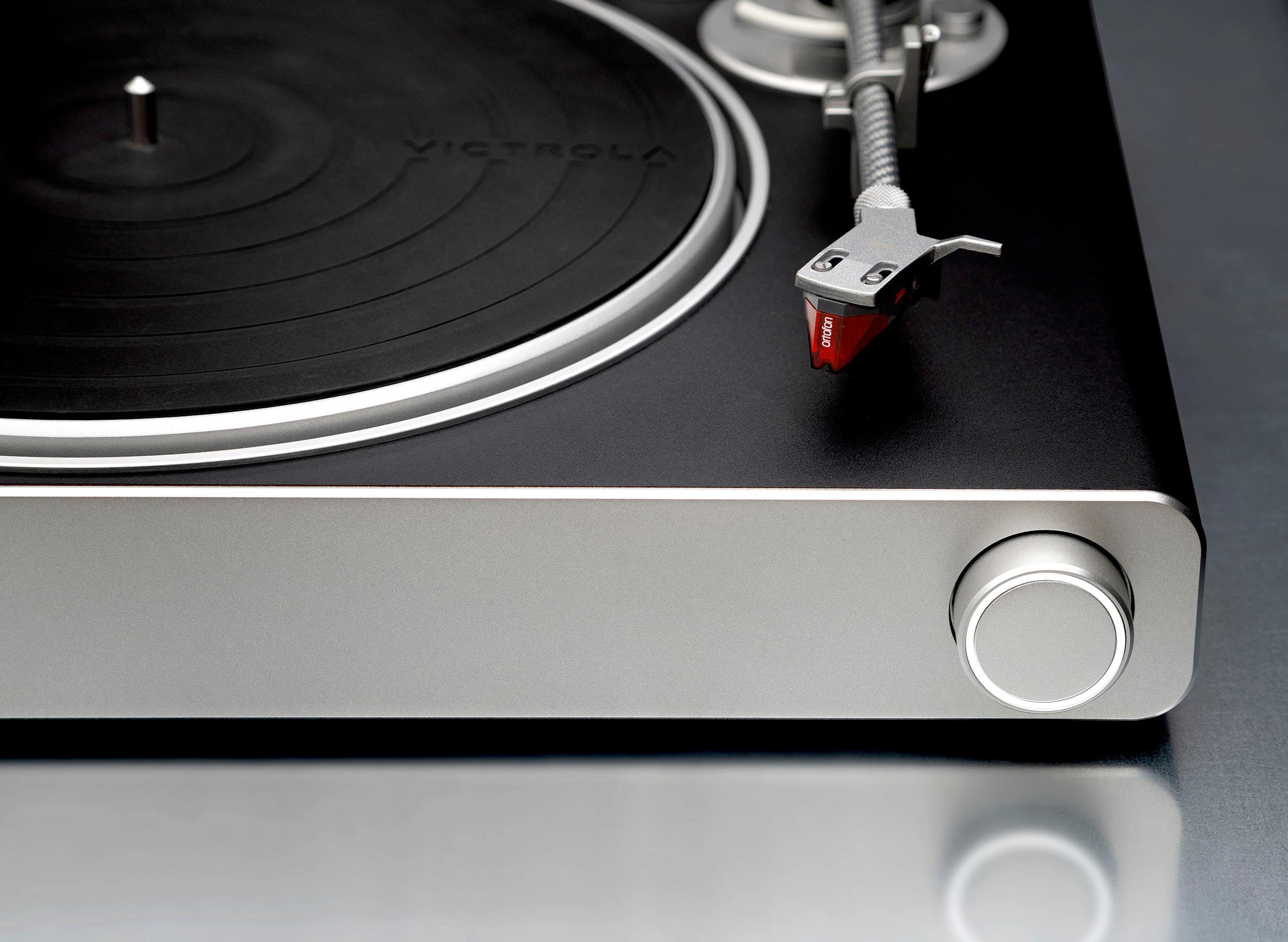 Alt View 20. Victrola - Stream Carbon Turntable - Works with Sonos - Black/Silver.