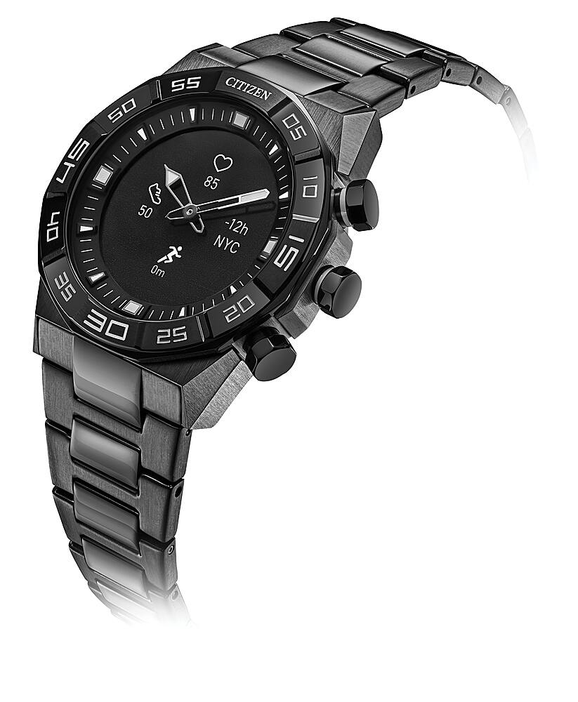 Best Buy Citizen CZ Smart 44mm Gray IP Stainless Steel Hybrid Heart