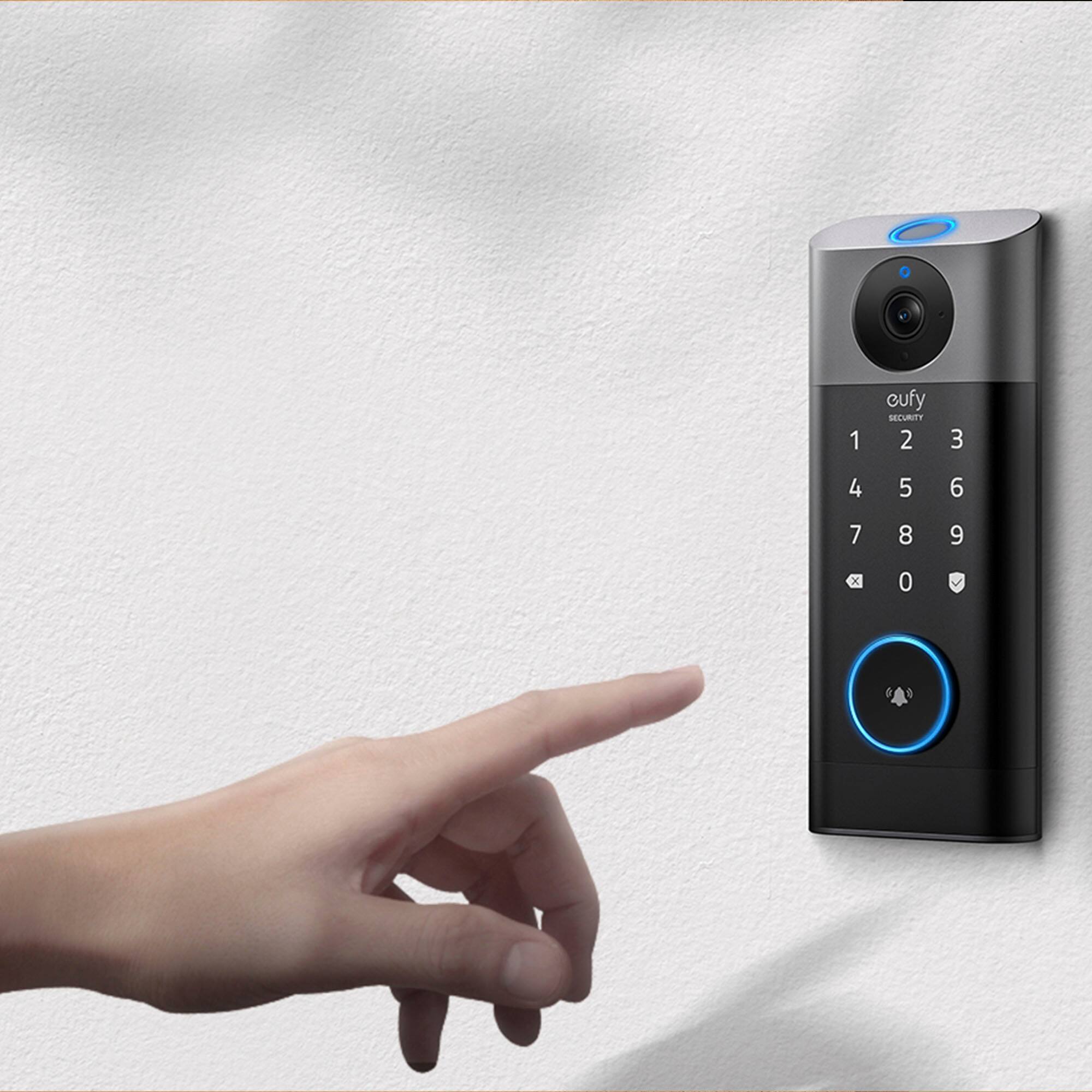 Alt View 14. eufy Security - Smart Lock S330 with Chime WiFi Replacement Deadbolt with eufy App|Keypad|Biometric Access - Black.