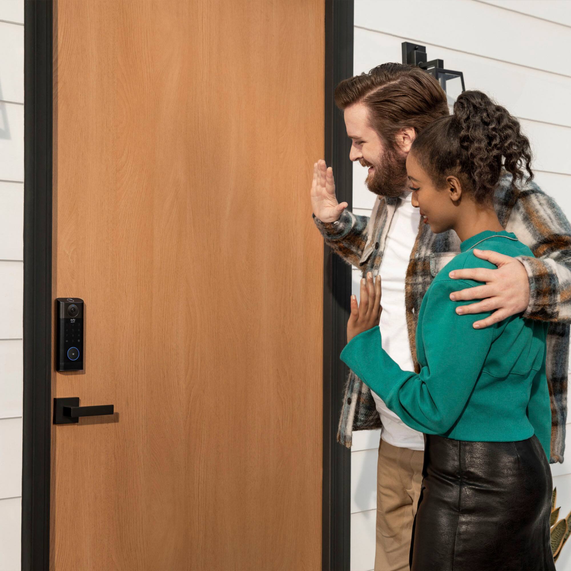 Alt View 16. eufy Security - Smart Lock S330 with Chime WiFi Replacement Deadbolt with eufy App|Keypad|Biometric Access - Black.