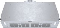 Bosch - 800 Series 36" Externally Vented Cabinet Depth Custom Insert Range Hood with WiFi and 600 CFM Blower - Stainless Steel - Front_Zoom