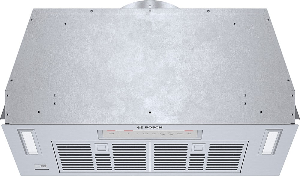Bosch 800 Series - 30 inches - Externally Vented - Range Hood Insert - Stainless Steel - Front_Zoom