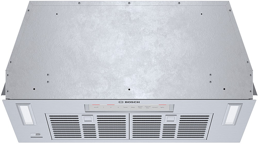 Bosch 300 Series - 30 inches - Externally Vented - Range Hood Insert - Stainless Steel - Front_Zoom