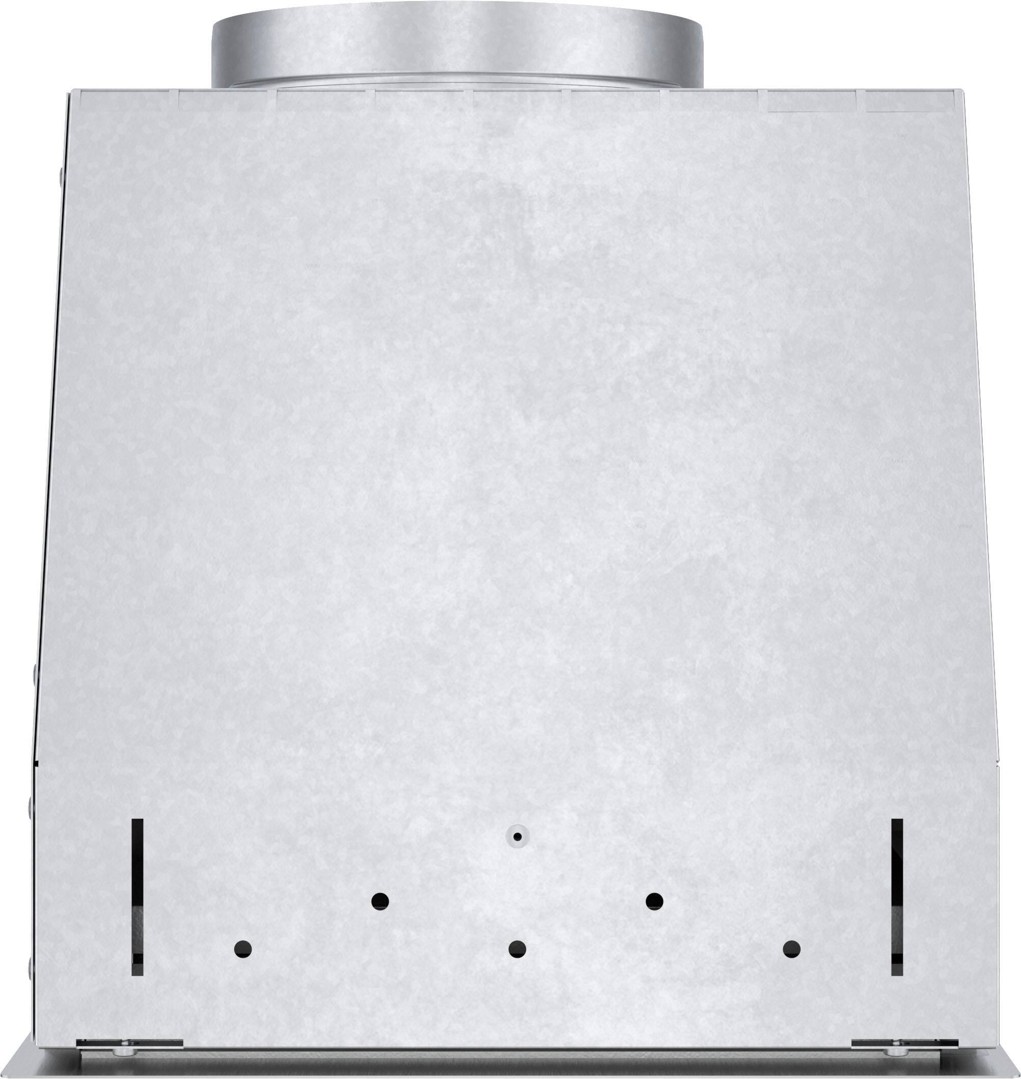 Left. Thermador - Masterpiece Series 36" Convertible Custom Insert Range Hood, 600 CFM, Home Connect - Stainless Steel.