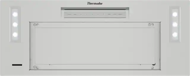 Front. Thermador - Masterpiece Series 30" Convertible Custom Insert Range Hood, 600 CFM, Home Connect - Stainless Steel.