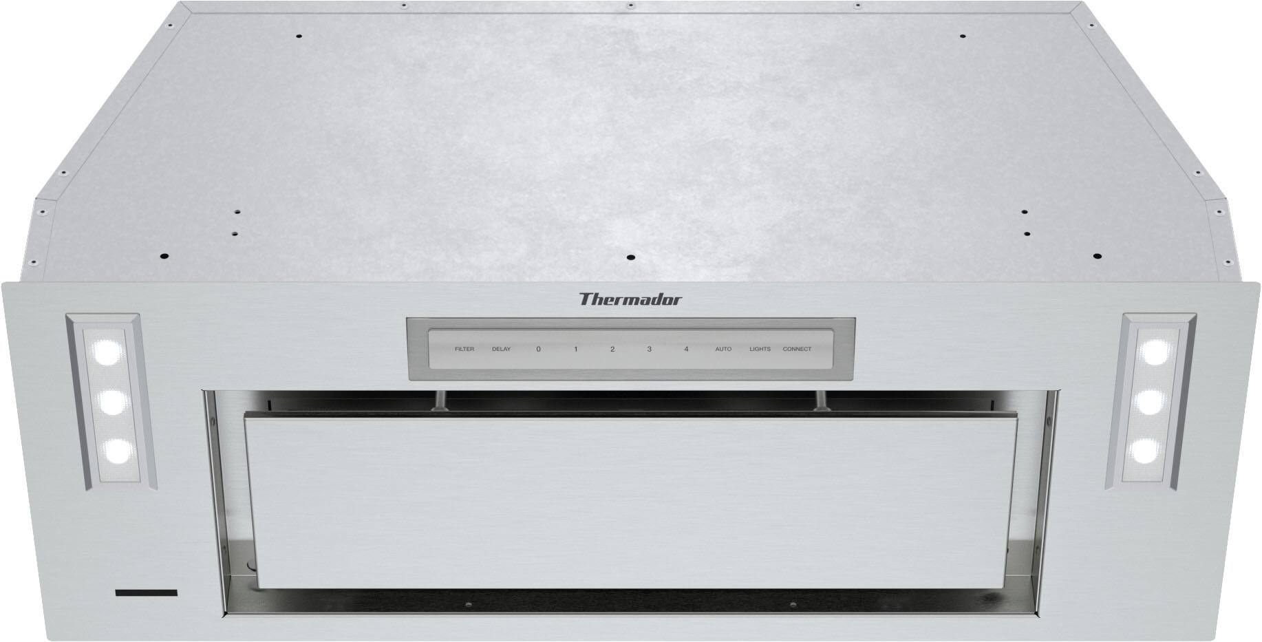 Alt View 11. Thermador - Masterpiece Series 30" Convertible Custom Insert Range Hood, 600 CFM, Home Connect - Stainless Steel.