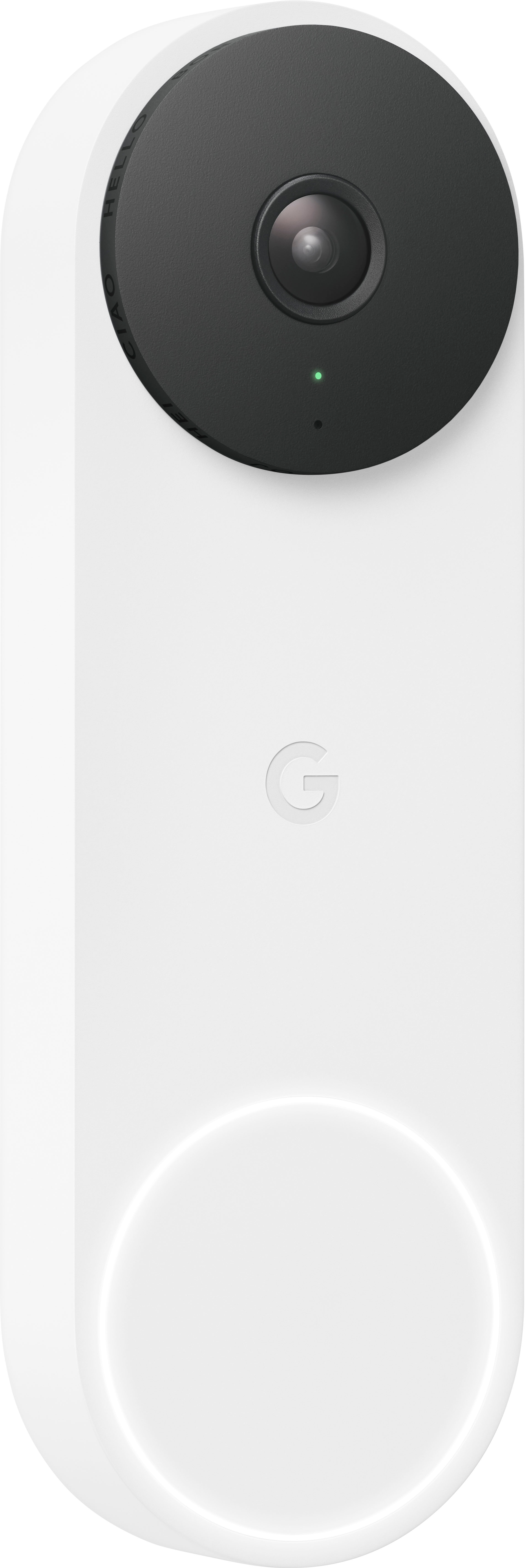 Google Nest Doorbell Wired (2nd Generation) Snow GA02767-US