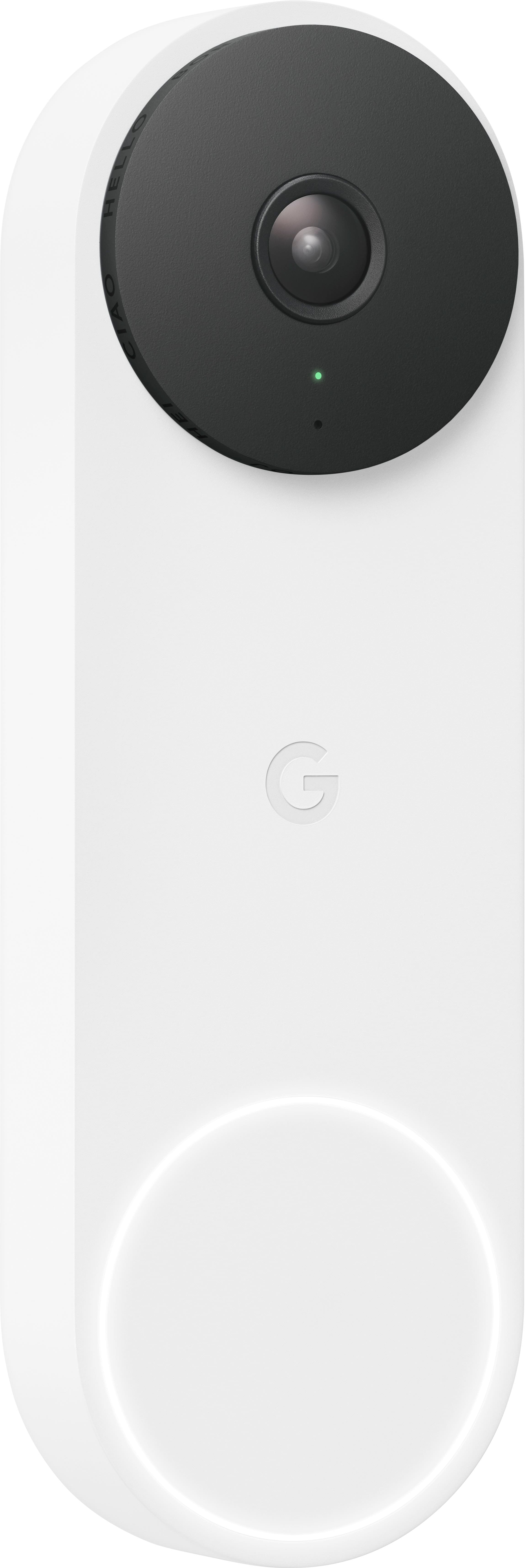Alt View 11. Google - Nest Doorbell Wired (2nd Generation) - Snow.