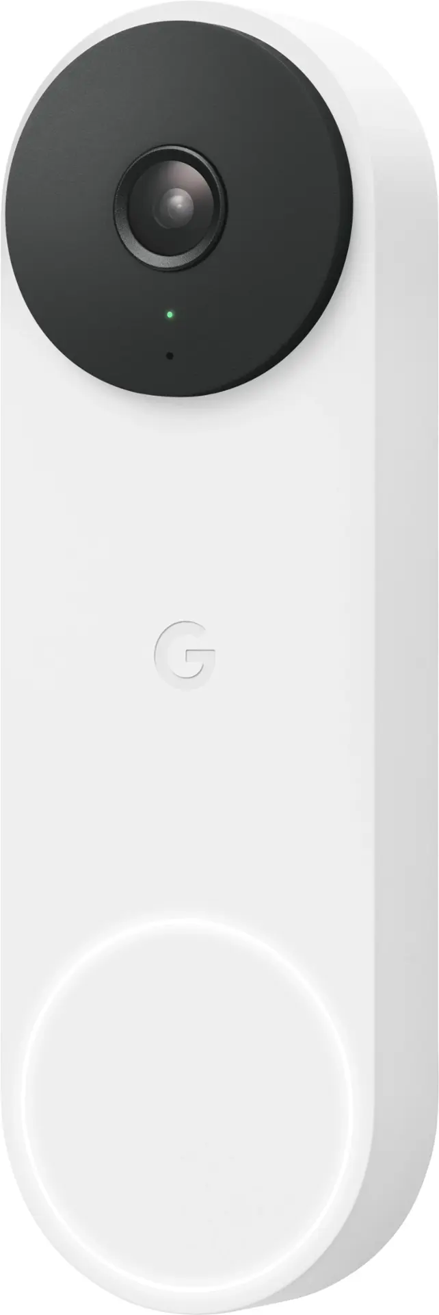 Google - Nest Doorbell Wired (2nd Generation) - Snow