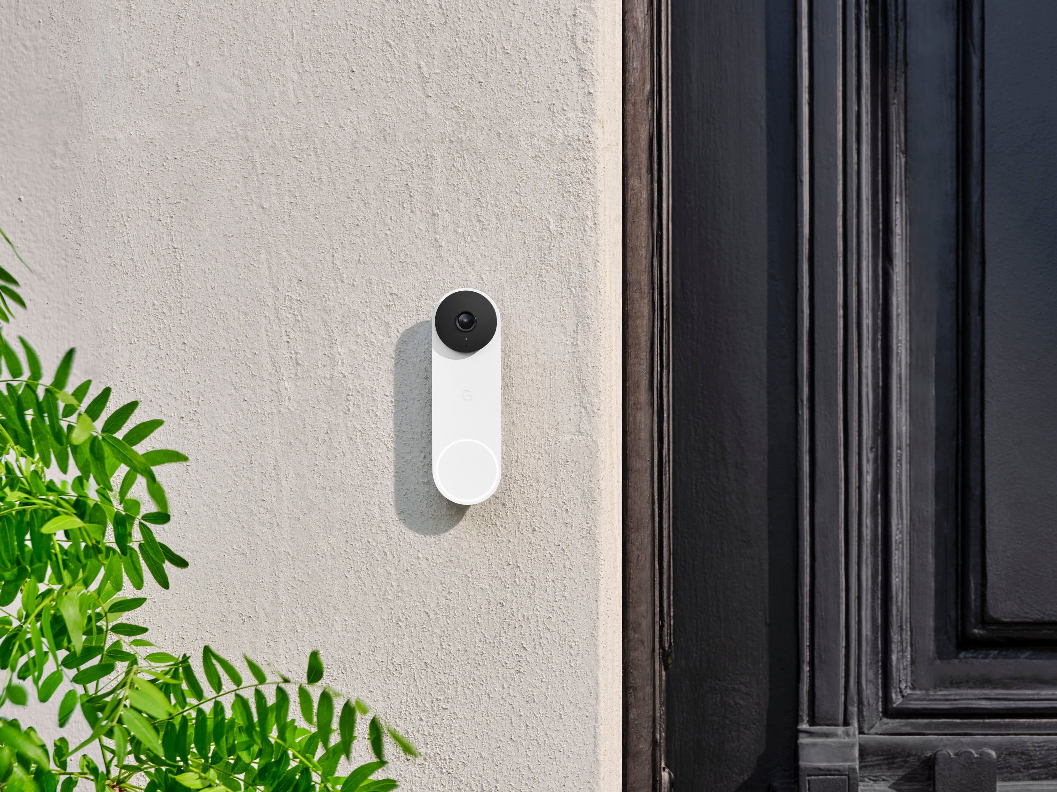 Alt View 14. Google - Nest Doorbell Wired (2nd Generation) - Snow.