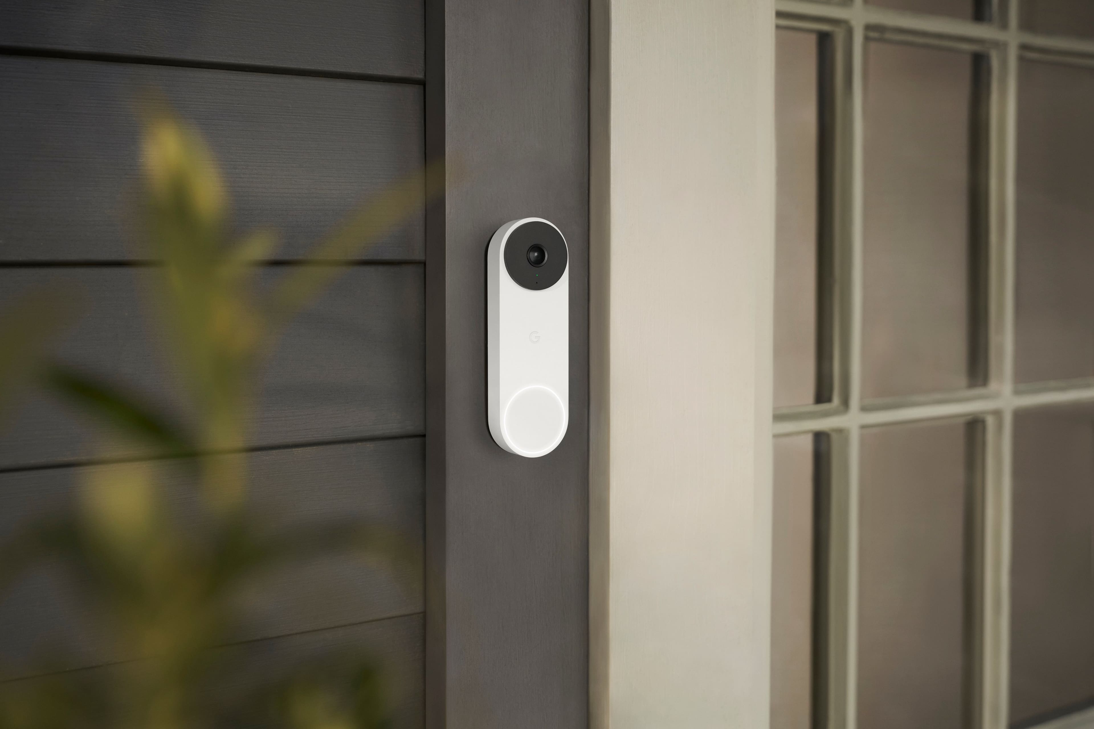 Alt View 17. Google - Nest Doorbell Wired (2nd Generation) - Snow.