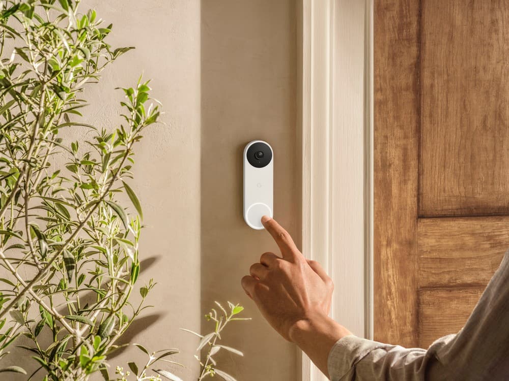 Alt View 18. Google - Nest Doorbell Wired (2nd Generation) - Snow.