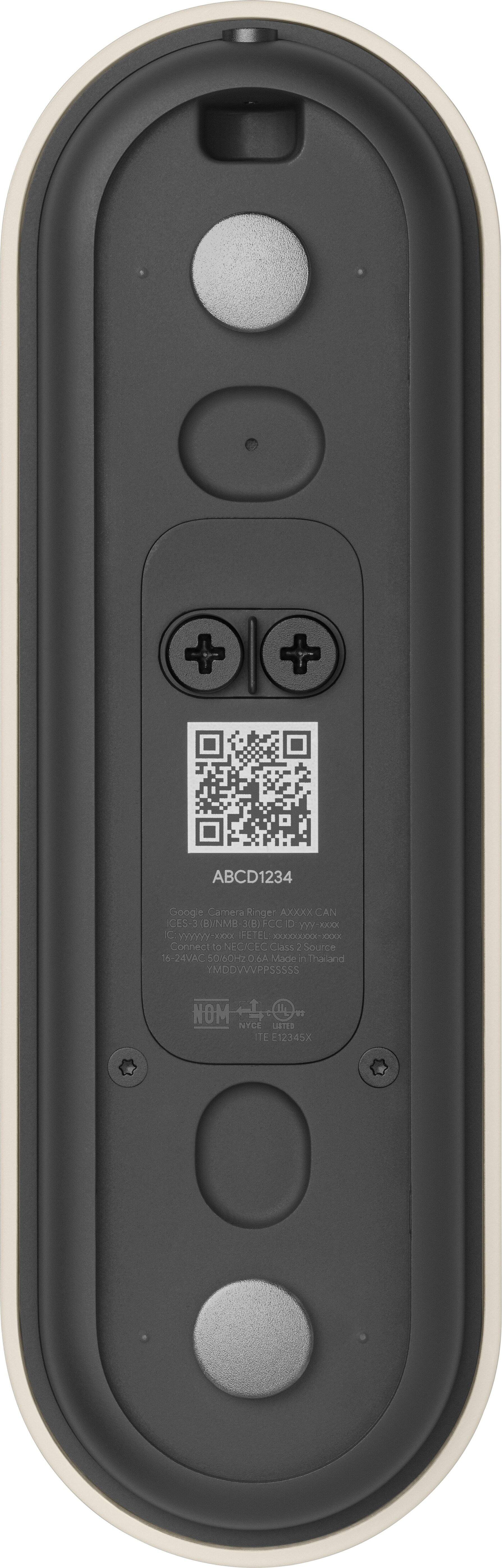 Alt View 13. Google - Nest Doorbell Wired (2nd Generation) - Linen.