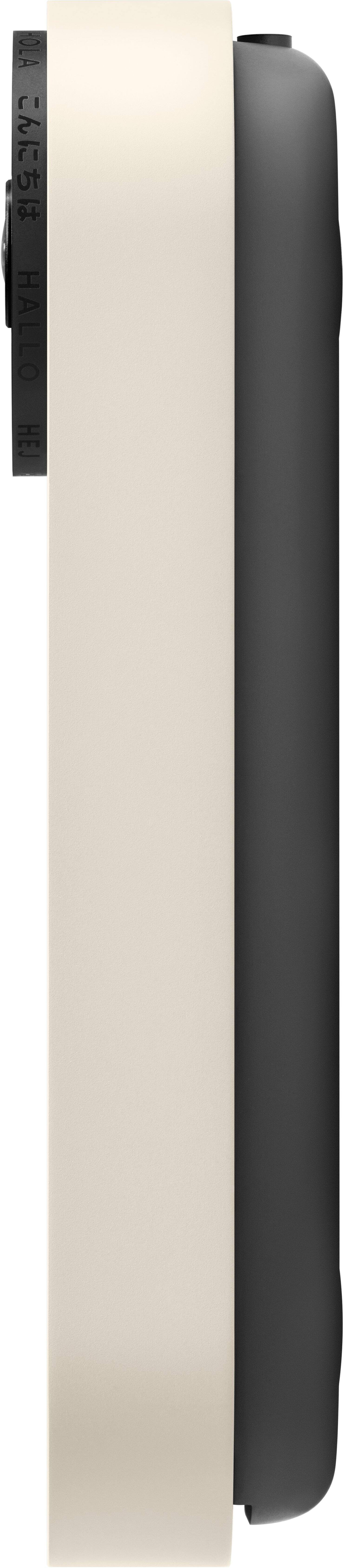 Left. Google - Nest Doorbell Wired (2nd Generation) - Linen.