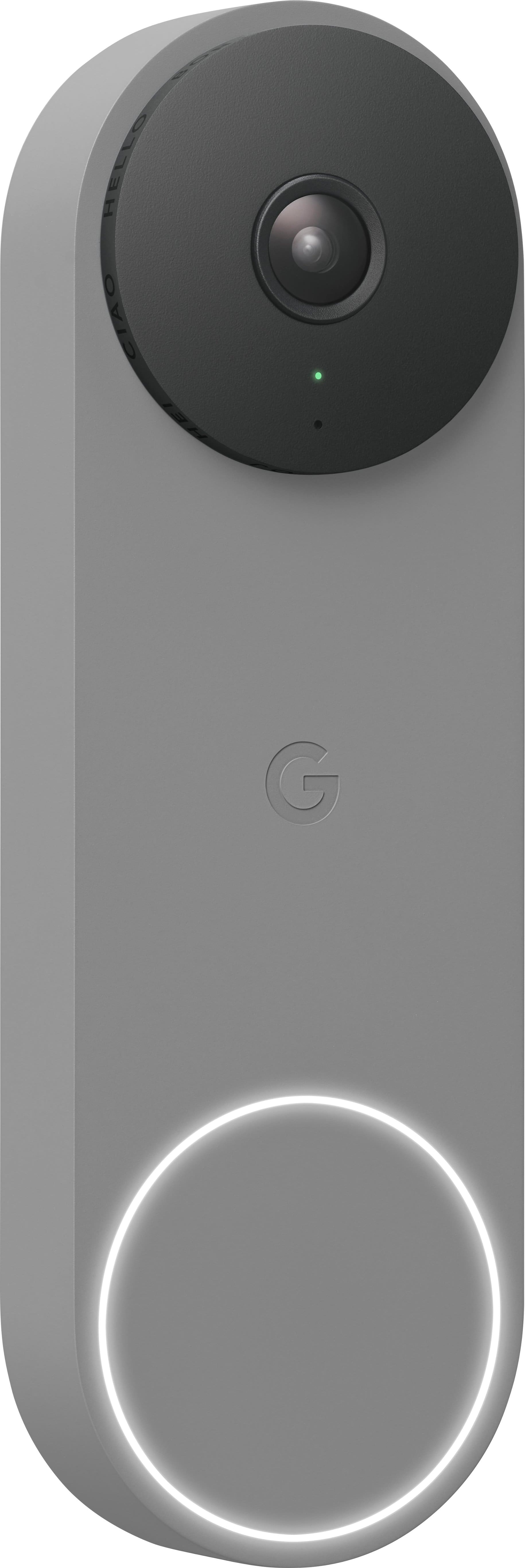 Alt View 12. Google - Nest Doorbell Wired (2nd Generation) - Ash.