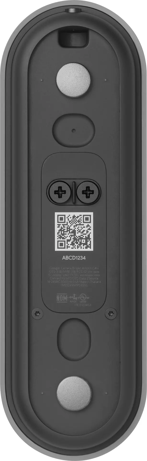 Alt View 13. Google - Nest Doorbell Wired (2nd Generation) - Ash.