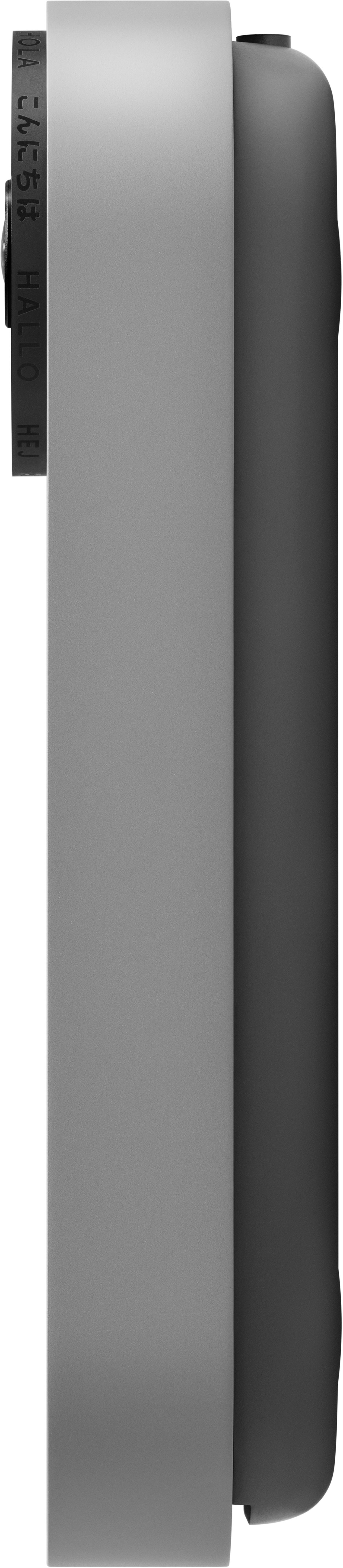 Left. Google - Nest Doorbell Wired (2nd Generation) - Ash.