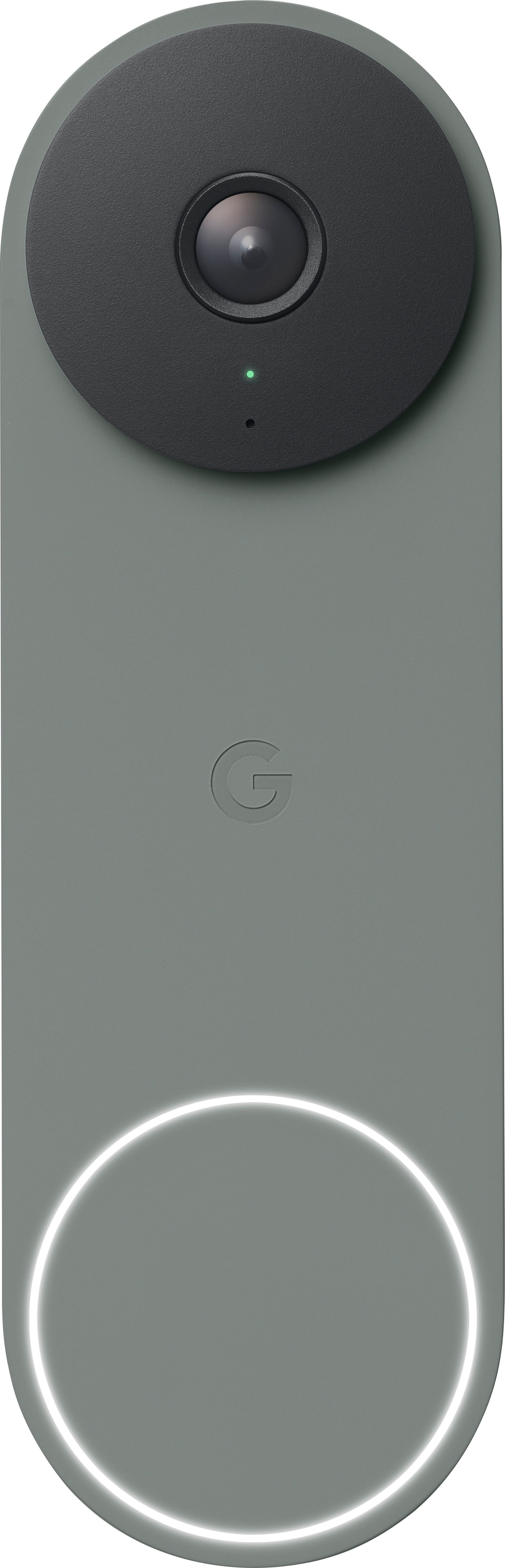 Google Nest Doorbell (Wired, 2nd Gen) - Snow GA02767-US - The Home Depot